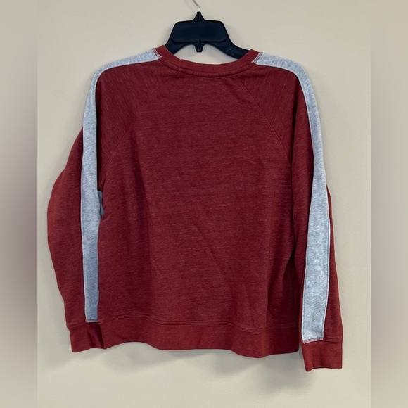 Marine Layer Varsity Raglan in Rosewood - Picture 4 of 7